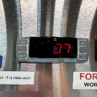 SABA S-47R Two-Door Commercial Reach-In Refrigerator image 2